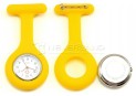 Montre Infirmière Jaune - petite 6,5cm de hauteur